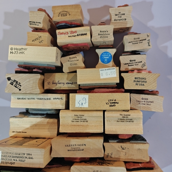 Big Lot Vintage Stamps Stampin Up Stampendous Sanrio All Night Media Suzy's Zoo - Picture 13 of 16